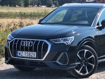 Audi Q3 II S line 40 TFSI quattro 190 KM, S tronic, salon PL, Matrix LED, B&O