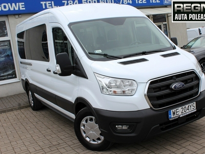 Ford Transit VIII 9-osobowy SalonPL FV23% Lift Rej2020 Parktronic Tempomat Hak Gwaranc