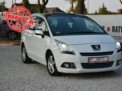 Peugeot 5008 I 2.0HDi 150KM Manual 2013r. Salon 7os. Panorama HeadUp DVD Navi