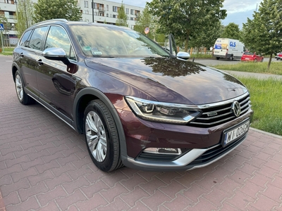 Volkswagen Passat B8 Alltrack, b. wysokie wposażenie, skóra, pierwszy właściciel