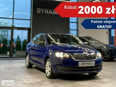 Skoda Rapid Salon PL, Bezwypadkowy, Klimatyzacja, Instalacja LPG