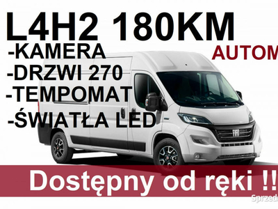 Fiat Ducato L4H2 180KM Automat Kamera Drzwi 270 LED Dostępn…