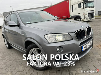 BMW X3 2.0 184KM 4X4 Salon Polska F-VAT 23% Bogata Opcja Automat Xenon Skó…