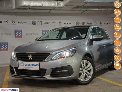 Peugeot 308 1.2 benzyna 130 KM 2018r. (Warszawa)