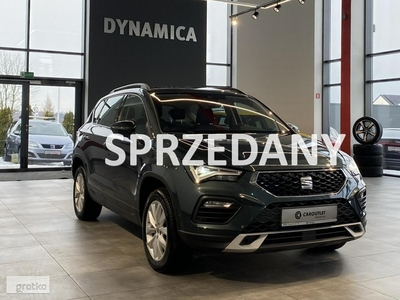 SEAT Ateca STYLE 1.5TSI 150KM M6 2021 r., salon PL, I wł., f-a VAT