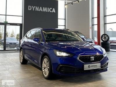 SEAT Leon III Style ST 1.5TSI 130KM M6 2021 r., salon PL, I wł., f-a VAT, gwarancj