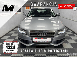 Audi A4 Sedan, skóra, manual, Xenon, Alufelgi, Salon PL, GWARANCJA, DOSTAWA