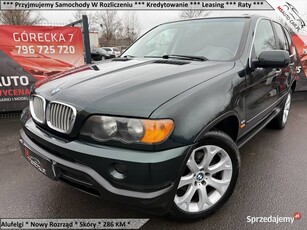 BMW X5 4.4 Benzyna * Automat * Hak * Skóry * Podgrzewane fotele * Navi *4x4