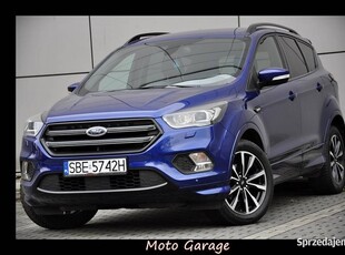 FORD KUGA ST-LINE 1.5 150KM BENZYNA SKÓRA ALCANTARA XENON CZARNY SUFIT 2017