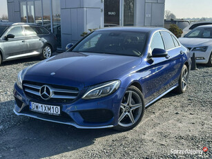 Mercedes C 200 C200d Bluetec 7G-Tronic 2017r, 136KM, Pakiet AMG, manufaktu…