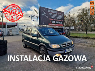 Opel Zafira 1.8 Benzyna + LPG 125 KM, Klima, Webasto, Szyberdach, LPG na 1…