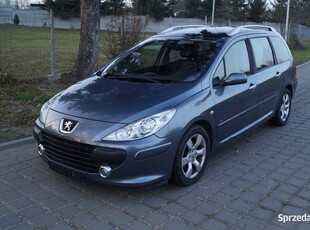 PEUGEOT 307 SW LIFT 1.6 HDI 7 MIEJSC SKÓRA KLIMA ALU