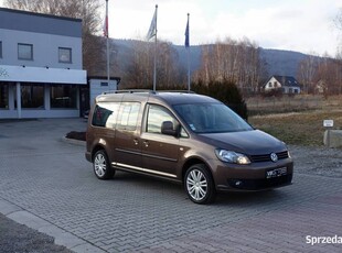 VW CADDY 1.6TDI 102KM DSG LIFT MAXI DŁUGI 7OSOBOWY BEZWYPADKOWY