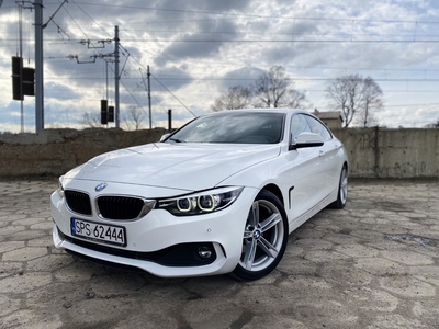 BMW SERIA 4 II (F36) Piękna Biała, F36, 2018r, Gran Coupe 420i, OKAZJA SPRAWDŹ!