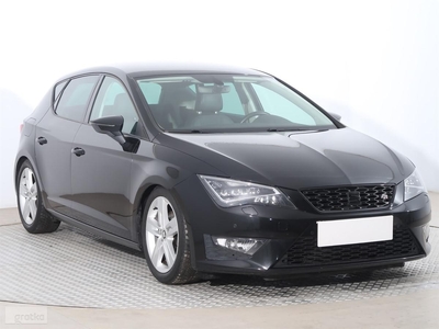 SEAT Leon III , Serwis ASO, DSG, Skóra, Navi, Klimatronic, Tempomat,