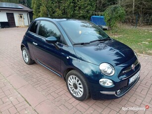 Fiat 500 hybrid, 1. właściciel, salon polska