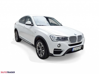 BMW X4 2.0 benzyna 184 KM 2016r. (Komorniki)