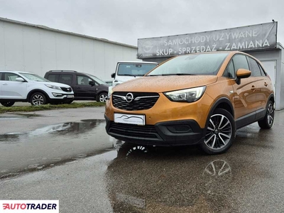 Opel Crossland X 1.2 benzyna 110 KM 2018r. (Giżycko)