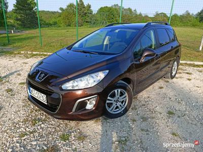 Peugeot 308/1.6 ehdi 112km / Navi / Mocca / Gwarancja