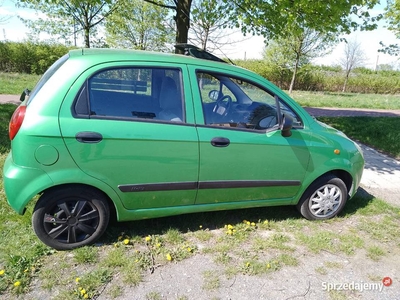 Chevrolet Matiz O.8 benzyna, piękny jasnozielony