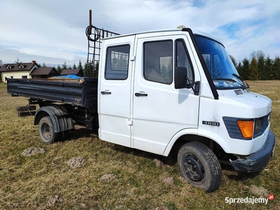 Mercedes-Benz 410 2.9D, 1991r. brygadówka z wywrotem.