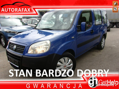 Fiat Doblo Klimatyzacja, ABS, ASR, Dwa komplety kół, Zadbany, Gwarancja! I…