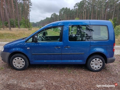 Volkswagen Caddy III 1.9 TDI navi climatronic PDC Hak 5 osób nowy rozrząd!