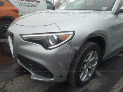 Alfa Romeo Stelvio 2019, 2.0L, 4x4, uszkodzony przód