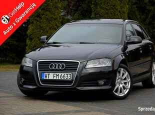 Audi A3 Bose Lift _S-line_ DSG Panorama Skóry Czarna podsufitka nowe opony…