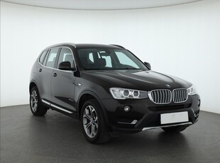 BMW X3 II (F25) , Salon Polska, Serwis ASO, 190 KM, Automat, Skóra, Navi,