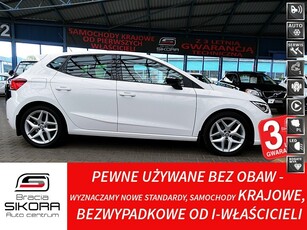 SEAT Ibiza V FR FullLed 115KM 2xKlimatronic 3Lata GWARANCJA I-wł Kraj Bezwypadkow