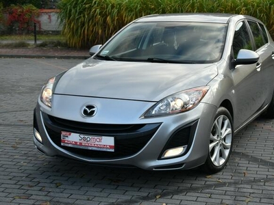 Mazda 3 1.6 BENZYNA Gaz 105KM 2011r. Climatronic TEMPOMAT Isofix Bogata wersja