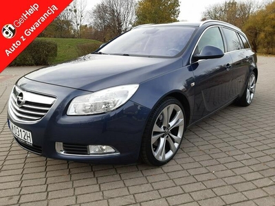 Opel Insignia 2.0 Turbo Benzyna Sport Skóry Navi Doinwestowany Zarejestr Gwarancja