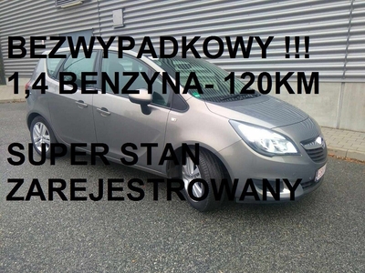 Opel Meriva B Bezwypadkowy- Zarejestrowany- Super Stan- Benzyna- 120 KM