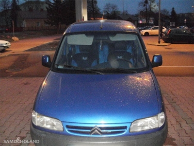 Używane Citroen Berlingo I (1996-2010) BERLINGO 2000 rok, 5-osobowy z hakiem, oryginalny lakier