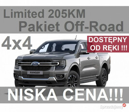 Ford Ranger Nowy Ranger Limited 205KM 4x4 Pakiet Off-Road Niska Cena 2312 …