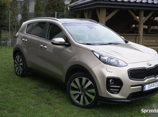 Kia Sportage Panoramadach Nawig Kamerka Blis Skóra Hak Serwis Stan idealny