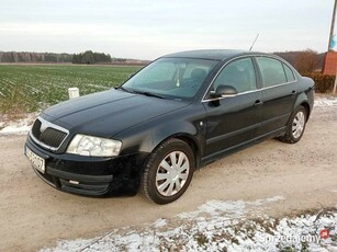 SKODA SUPERB 1.9 TDI OC 07/25 PT 01/26 klima półskóry elektryka