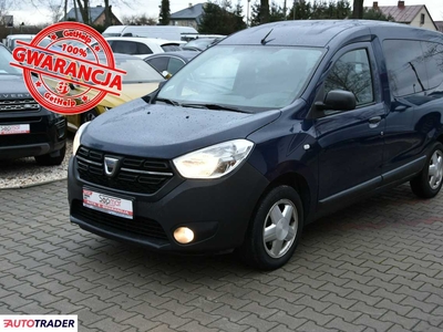 Dacia Dokker 1.6 benzyna + LPG 102 KM 2018r. (Kampinos)