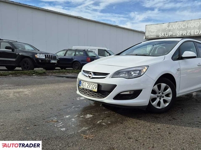 Opel Astra 1.4 benzyna + LPG 140 KM 2015r. (Giżycko)