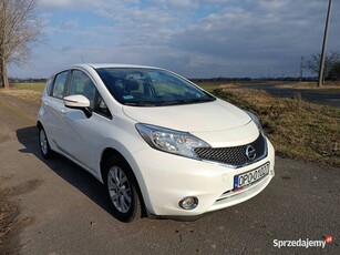 Nissan Note II, 2013r., przebieg 69500km, biała perła