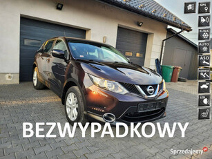 Nissan Qashqai piękny kolor*NAWIGACJA*kamery cofania*TEMPOMAT*bezwypadkowy…