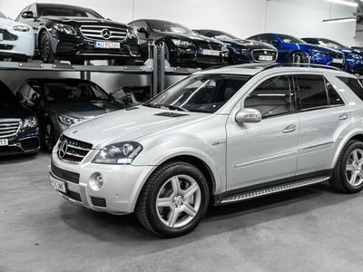 Mercedes ML 63 AMG 6.2 V8 510 KM. Kolekcjonerski. Jeden wł. od 16 lat. Wideoprezentacja.