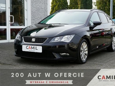 Seat Leon ST 1.6 TDi 105KM, Zarejestrowany, Zadbany, Ekonomiczny, Rok Gwarancji,