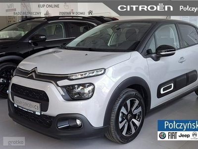 Citroen C3 III 1.2 83 MT5 wersja Max | Beżowy z czarnym dachem | Kamera cofania