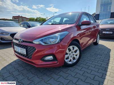 Hyundai i20 1.2 benzyna 84 KM 2019r. (Kraków, Nowy Targ)