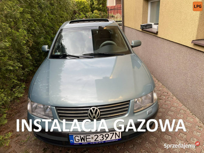 Volkswagen Passat 1,8 LPG, zadbany stan, szklany szyberdach, butla do 2031…