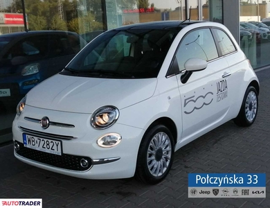 Fiat 500 1.0 hybrydowy 70 KM 2024r. (Warszawa)