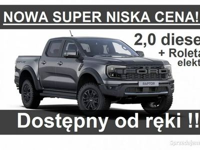 Ford Ranger Raptor Nowy Raptor 2,0 diesel 210KM Elekt. Roleta Niska cena O…