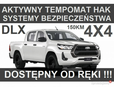 Toyota Hilux 2,4 150KM DLX 4X4 Hak Dostępny od ręki ! Akt. Tempomat 2036zł…